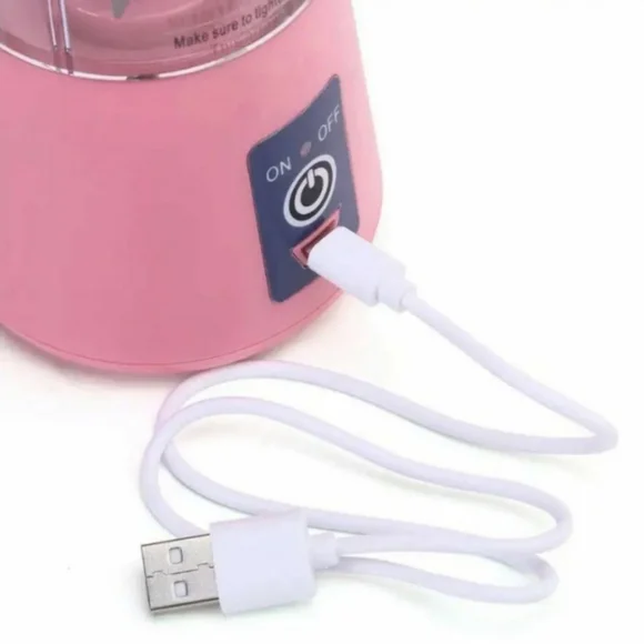 Portable Blender Juicer Cup USB Rechargeable Smoothies Mixer Fruit Machine - Picture 4 of 4